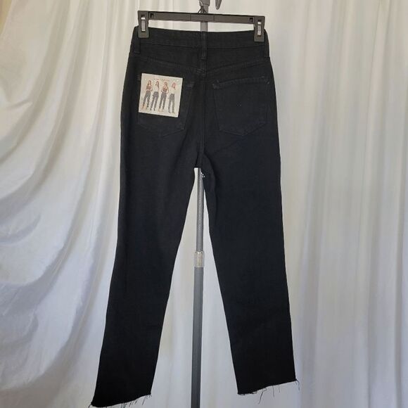 Simple Society black embellished stars jeans juniors size 00/23 - Picture 4 of 6